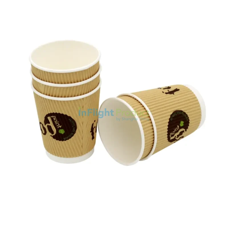 8oz corrugated coffee cup