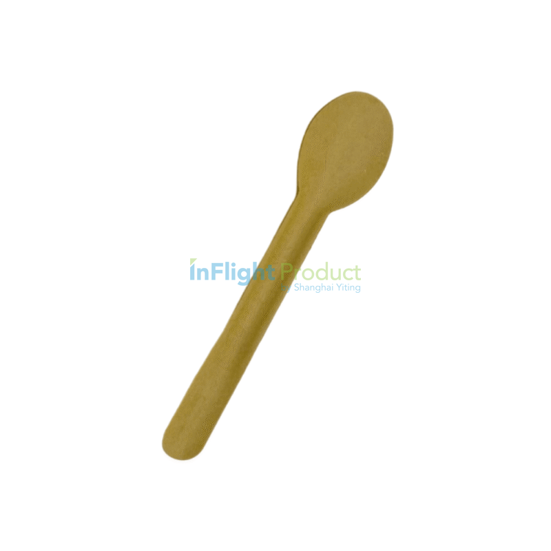 disposable bamboo-fiber spoon