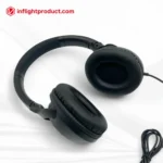 Active noise cancellation airplane headset