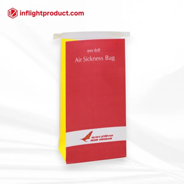 Air India airplane motion bags with folded closure