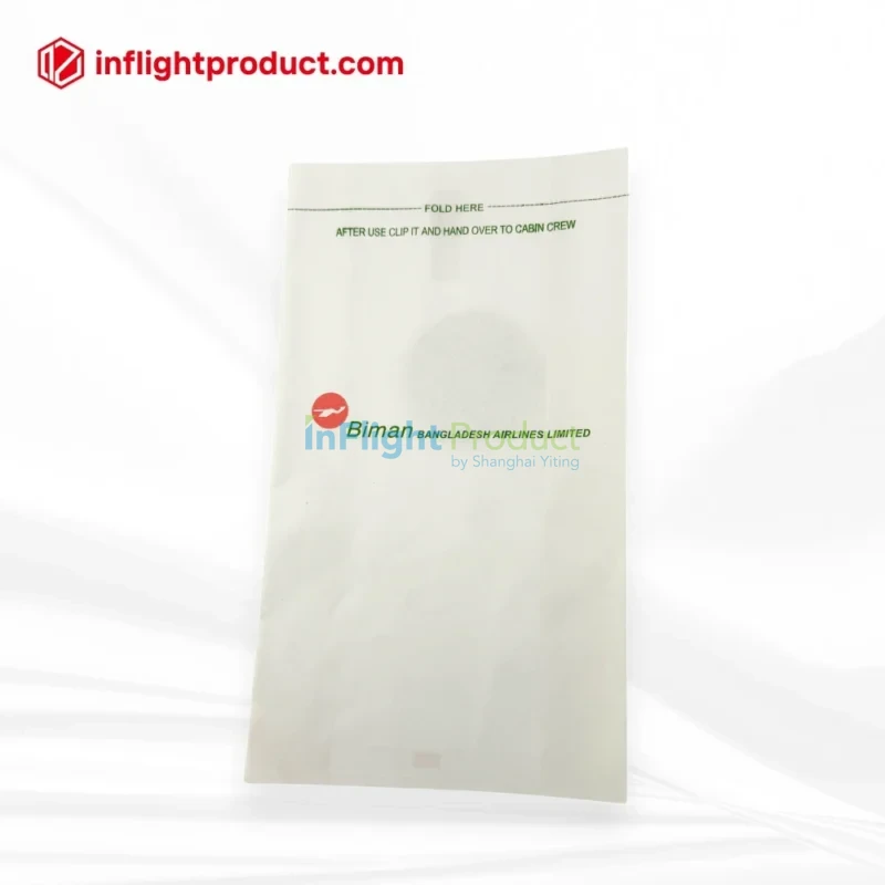 Biman Airlines sharp bottom air sickness bags manufacturer