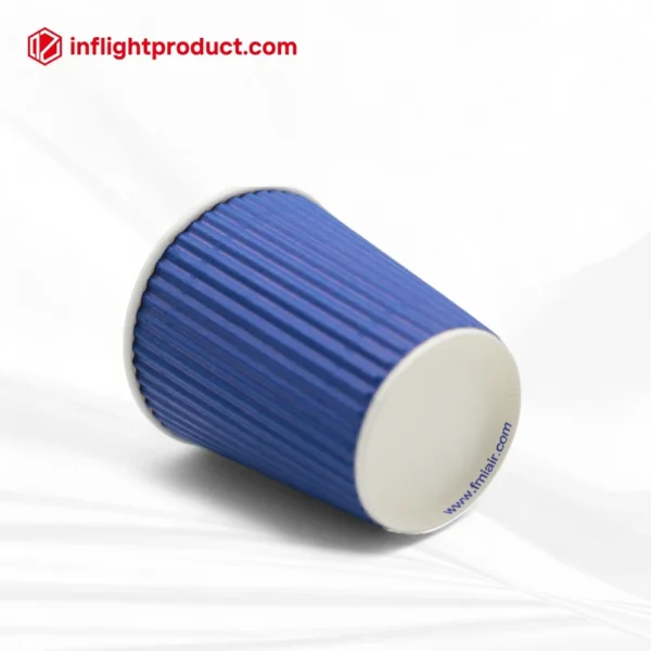 Corrugated coffee cups for inflight service