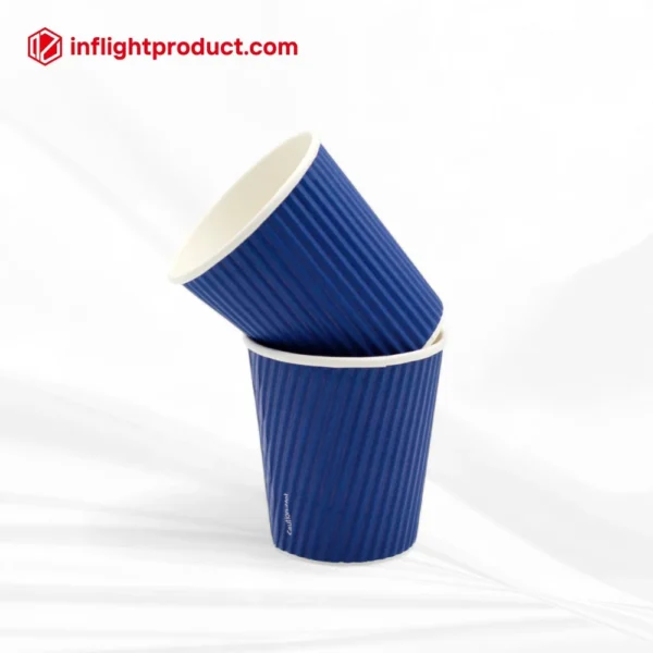 Airlines corrugated paper cups