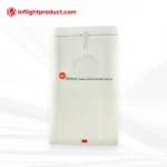 Disposable v bottom motion sickness bags with clip at back