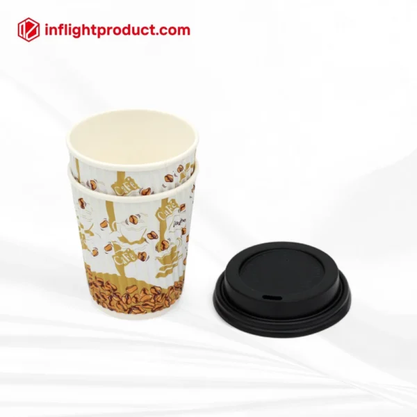 Eco-friendly corrugated paper cups