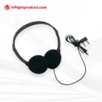 In-flight 2-prong headset for premium economy class