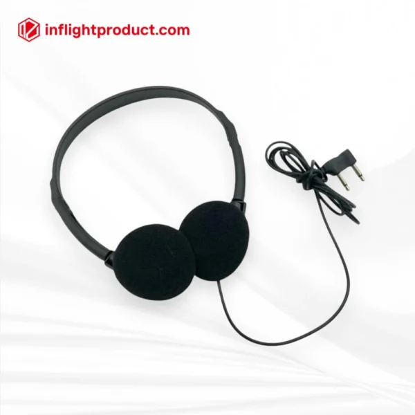 In-flight 2-prong headset for premium economy class