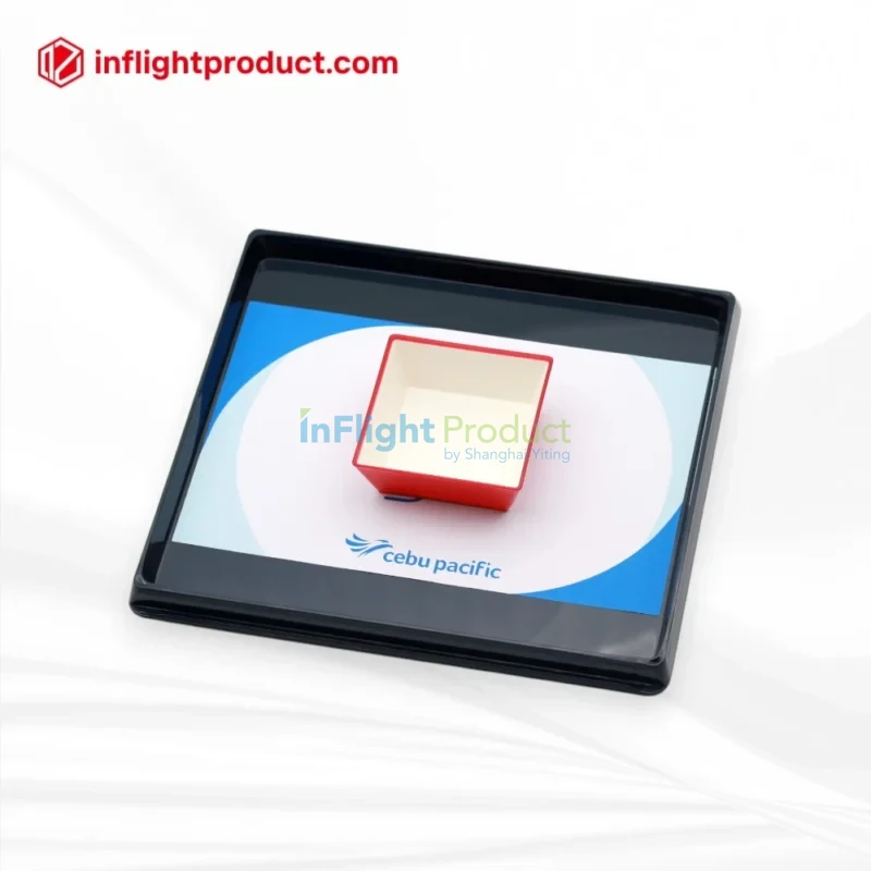 Low cost printed tray mats for airline meals by Chinese factory