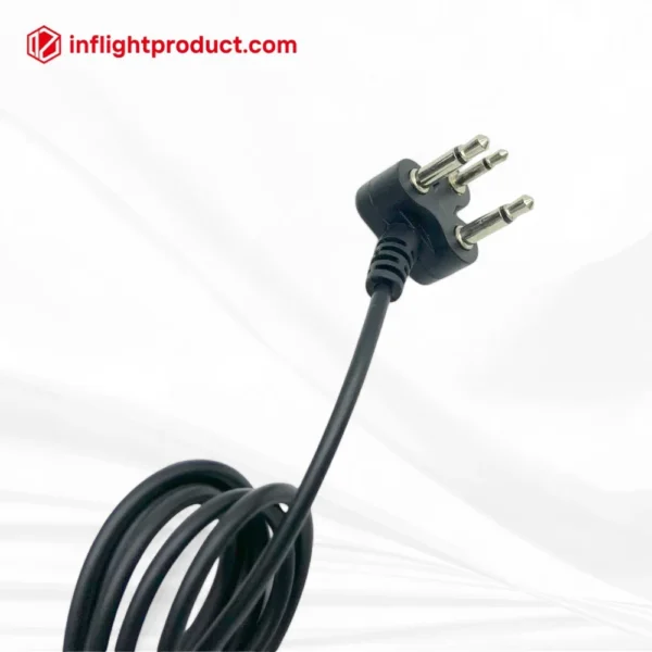 3-prongs airline headphones