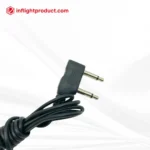 2-prong airline headphones for pasengers