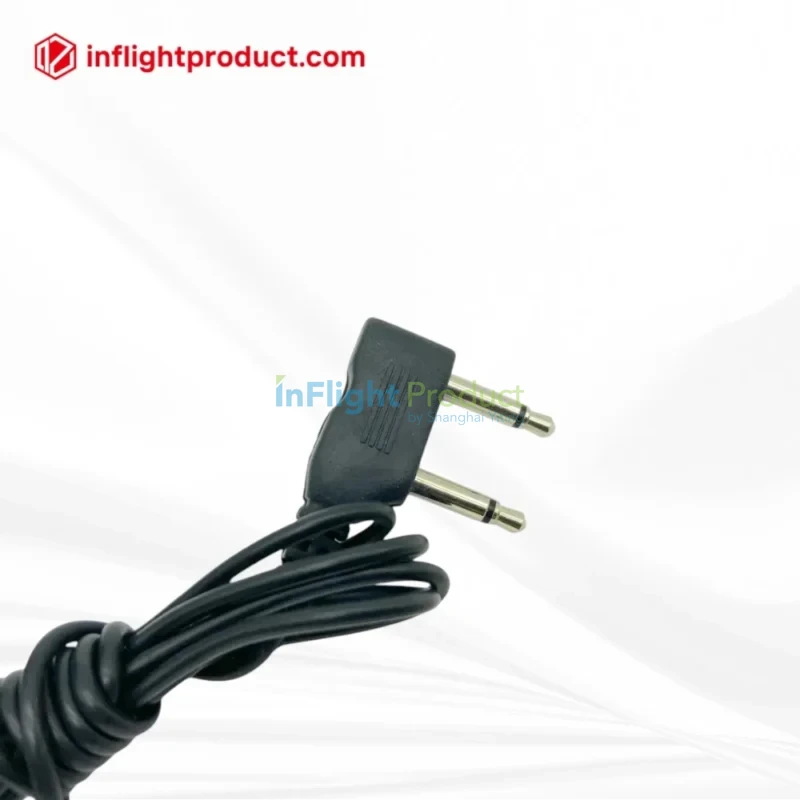 2-prong airline headphones for pasengers