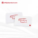 Individual packed wet tissues for cutlery pack