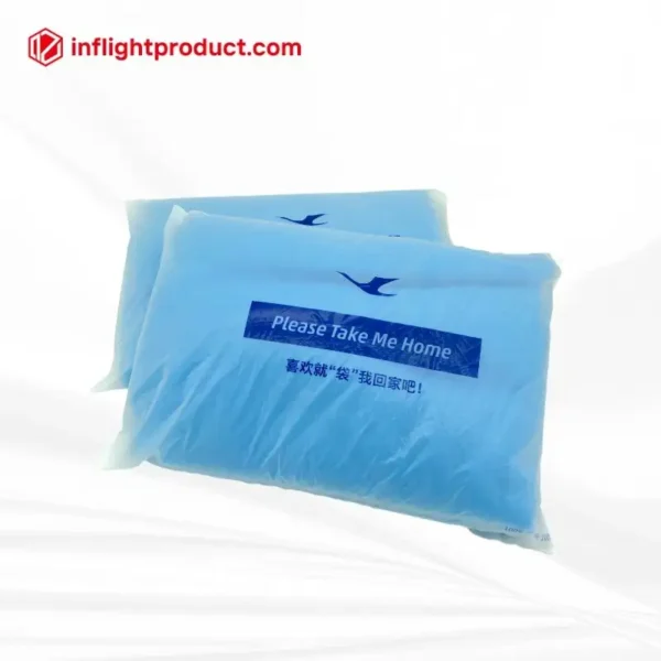 Xiamen Airlines Eco-friendly airline blankets from Chinese supplier at low MOQ and environment-friendly packaging
