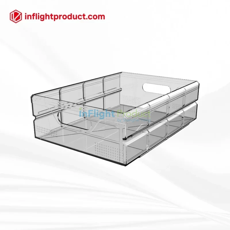 ATLAS airline PC plastic drawer side view