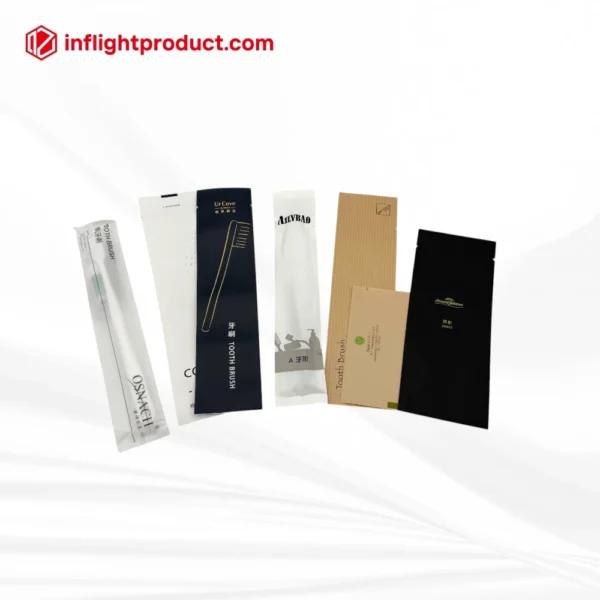 Eco-friendly toothbrush packaging for airlines