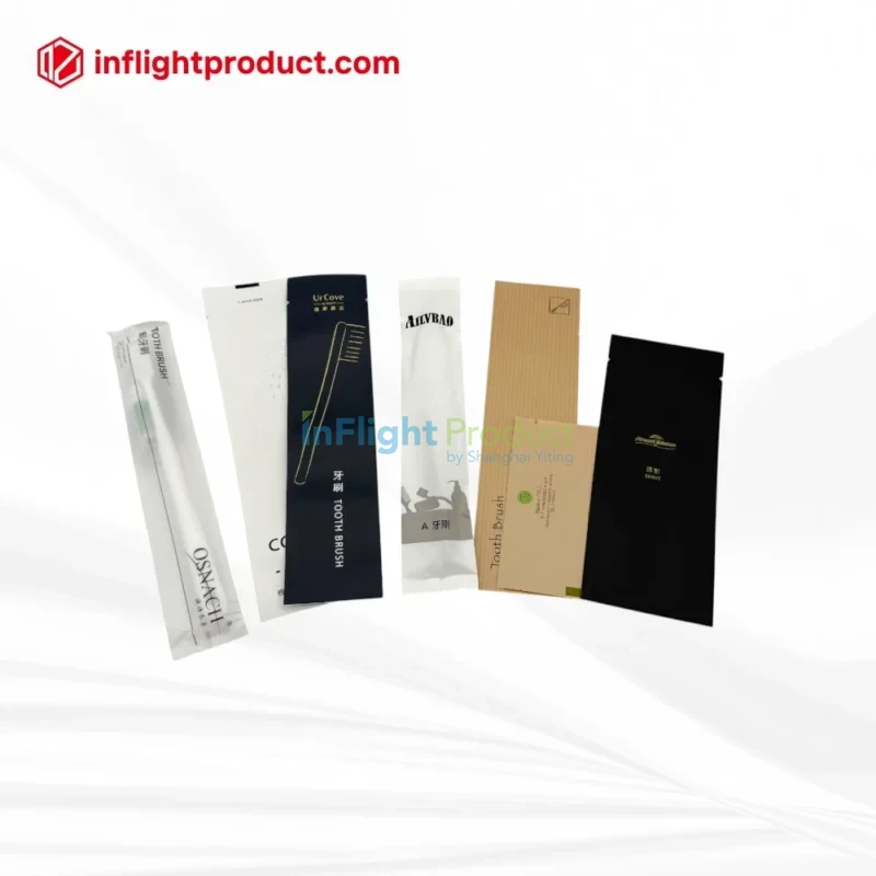 Eco-friendly toothbrush packaging for airlines
