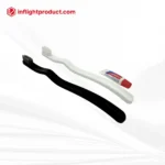 Wave-shape premium travel toothbrush for airlines, hotels and trains