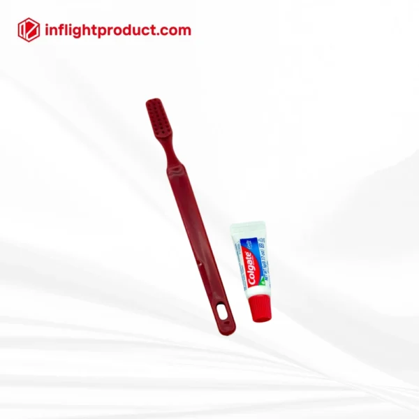 Classical lossy plastic inflight toothbrush for amenity kit