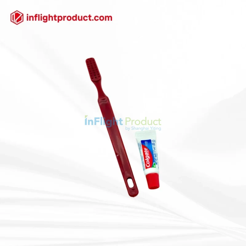 Classical lossy plastic inflight toothbrush for amenity kit