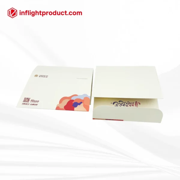 Custom foldable airline meal box