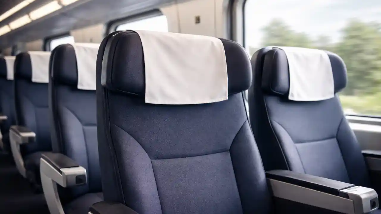 Shanghai Yiting supplies headrest cover for trains