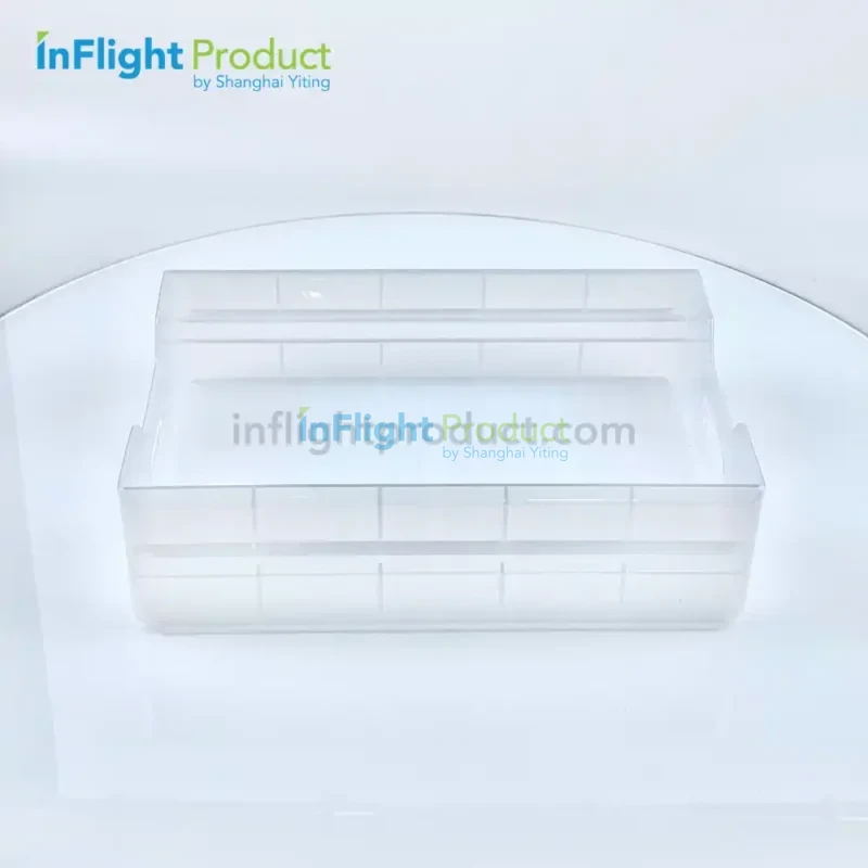 Front of Atlas Airline PP plastic drawer - single runner