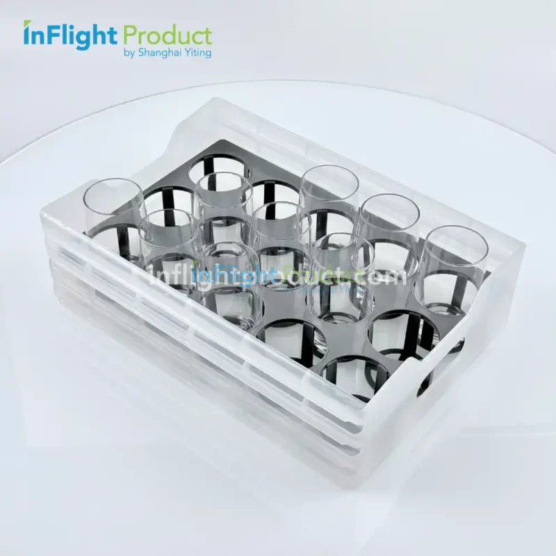 PD-VEIL-TT-01 Atlas airline PP plastic drawer - 3 runner
