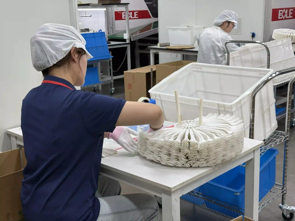 Disposable cutlery product separation and collection