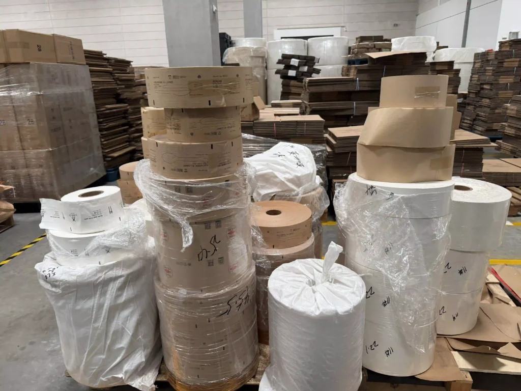 Individual packaging roll film for disposable cutlery pack