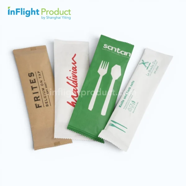 Custom packaging options for disposable wooden cutlery packs