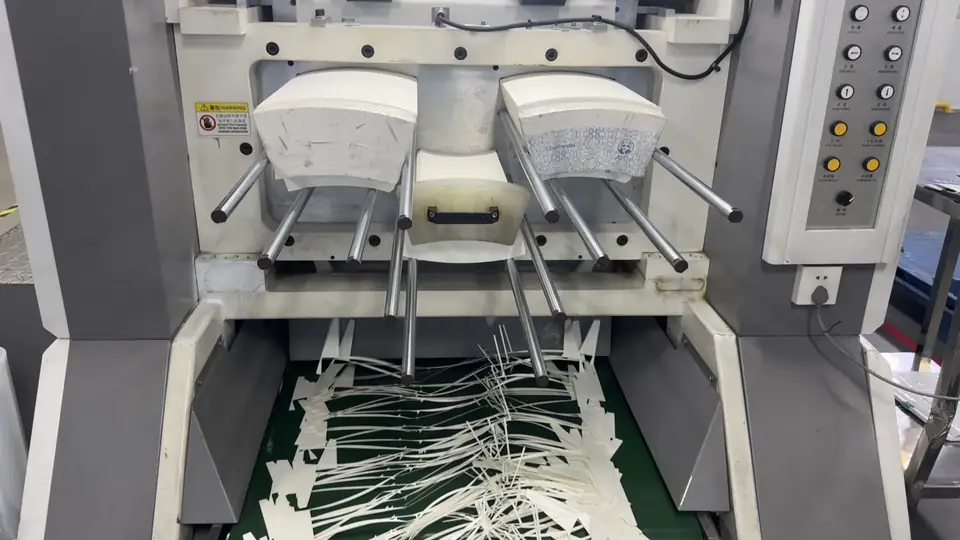 disposable paper cup die cutting machine