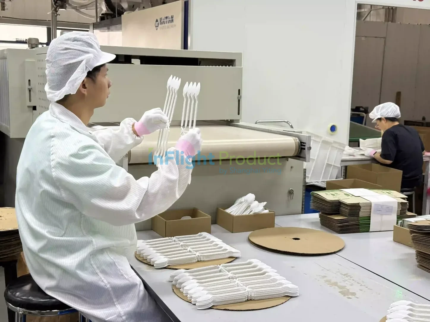 11210 disposable cutlery packs factory airline catering 4x3 1